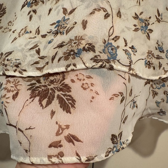 5/25 Women’s V-neck Double Layer Swing Tank in Boho Pattern - Picture 3 of 4